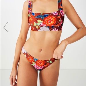 Cotton On Floral Bikini Top Selena